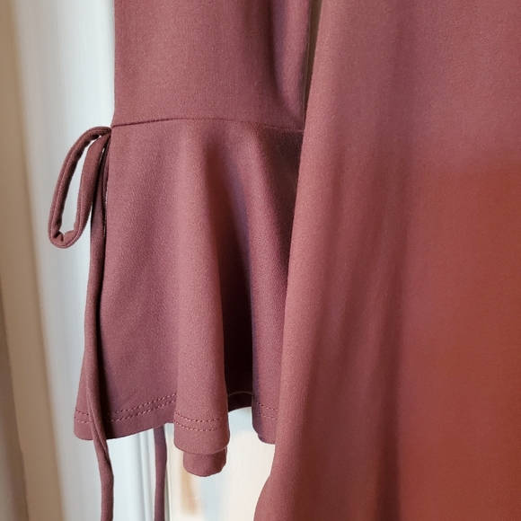 Selling Beautiful Long Sleeved Purple Dress from Forever 21 - Picture 6 of 8